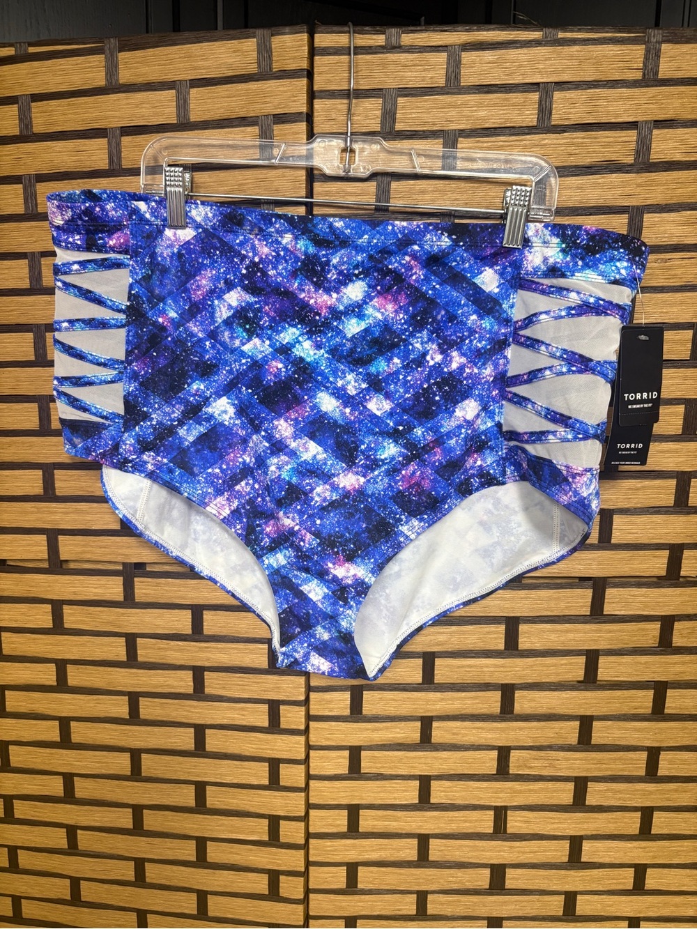 Torrid purple and blue bikini bottoms size 3X
